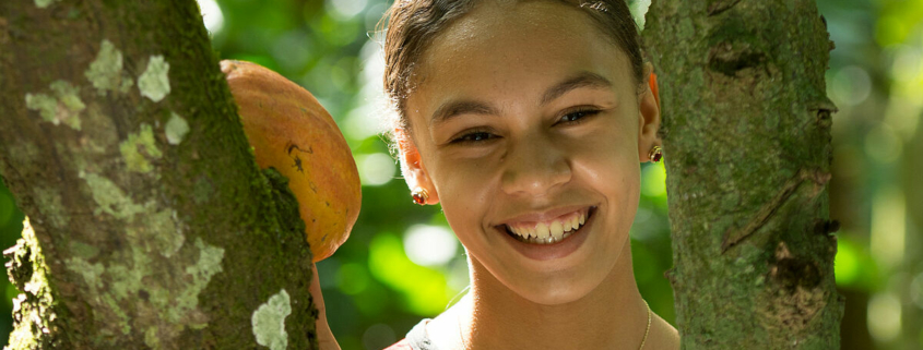 Adriana, die Tochter einer Kakaobauernfamilie in der Kooperative COOPROAGRO (c) GEPA - The Fair Trade Company